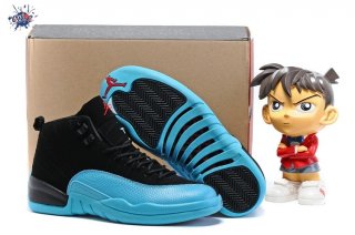 Meilleures Air Jordan 12 Noir Bleu Rouge