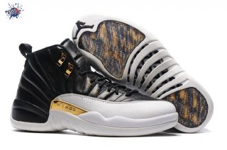 Meilleures Air Jordan 12 Or Noir