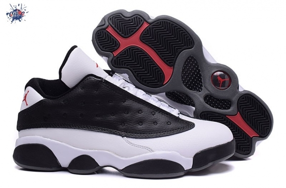 Meilleures Air Jordan 13 Blanc Noir Gris