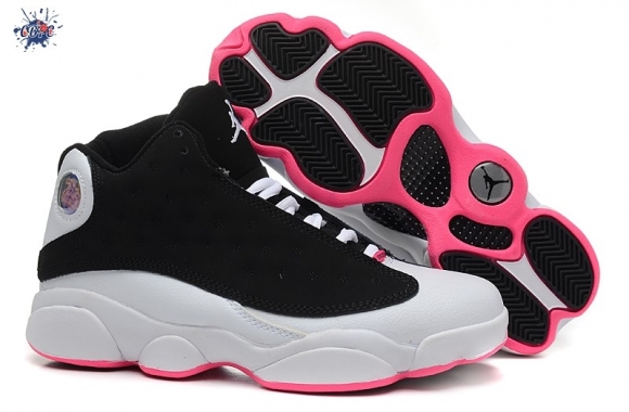 Meilleures Air Jordan 13 Blanc Noir Rose