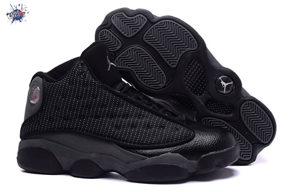 Meilleures Air Jordan 13 Gris Noir Blanc