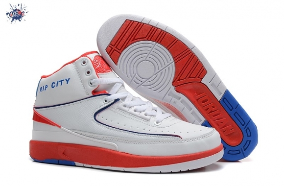 Meilleures Air Jordan 2 Blanc Rouge