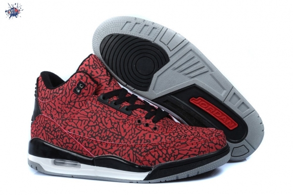 Meilleures Air Jordan 3 Rouge Noir