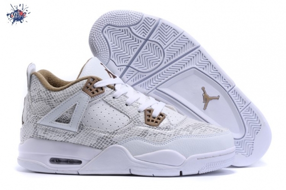 Meilleures Air Jordan 4 Blanc Marron