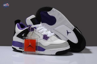 Meilleures Air Jordan 4 Blanc Pourpre