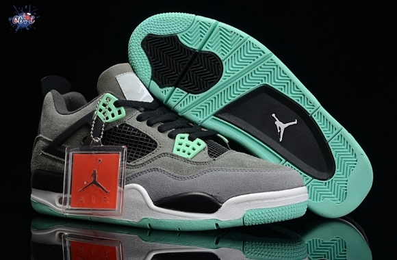 Meilleures Air Jordan 4 Vert Gris