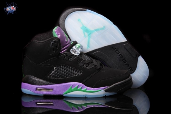 Meilleures Air Jordan 5 Pourpre Noir Vert