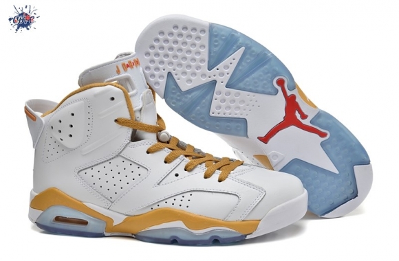 Meilleures Air Jordan 6 Blanc Jaune