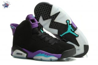 Meilleures Air Jordan 6 Noir Pourpre Blanc