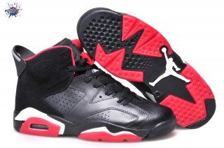 Meilleures Air Jordan 6 Noir Rouge Rose