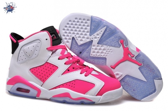 Meilleures Air Jordan 6 Rose Blanc