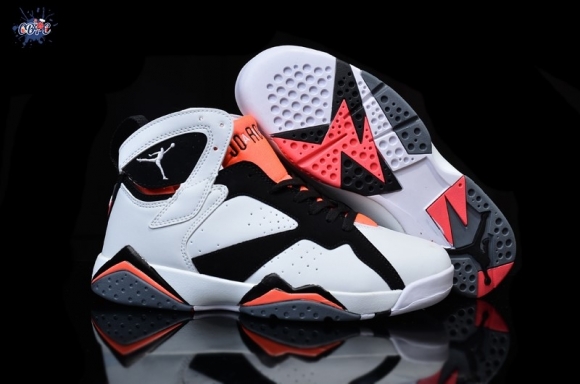 Meilleures Air Jordan 7 Blanc Orange