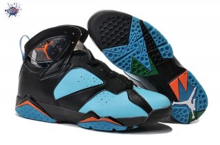 Meilleures Air Jordan 7 Noir Orange Bleu