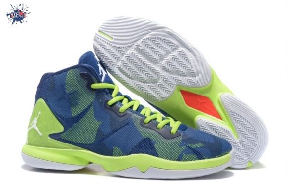 Meilleures Air Jordan Blake Griffin 4 Bleu Vert