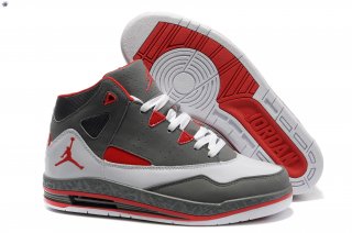 Meilleures Air Jordan Jumpman Team 2 GS Gris Rouge