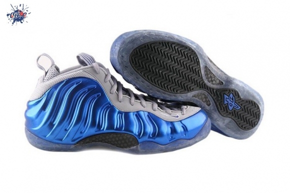 Meilleures Nike Air Foamposite Gris Bleu