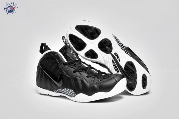 Meilleures Nike Air Foamposite Noir Blanc