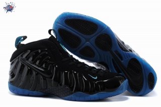 Meilleures Nike Air Foamposite Noir Bleu