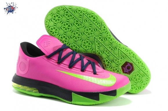 Meilleures Nike KD 6 Rose Rouge Vert