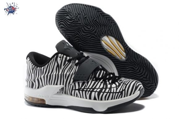 Meilleures Nike KD 7 Noir Blanc