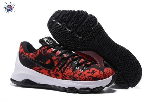 Meilleures Nike KD 8 Blanc Rouge Noir