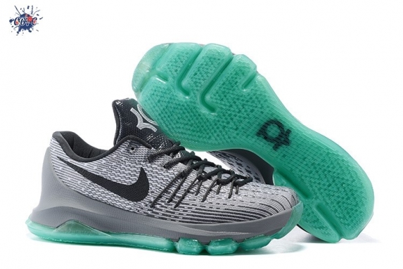 Meilleures Nike KD 8 Gris Noir Vert