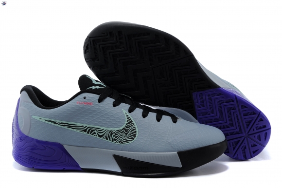 Meilleures Nike KD Trey 5 Gris Noir Pourpre