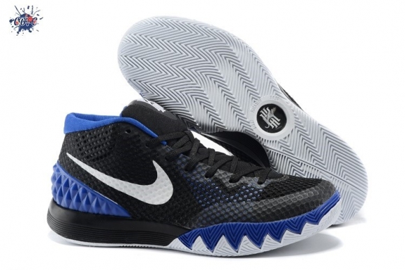 Meilleures Nike Kyrie Irving 1 Noir Blanc Bleu