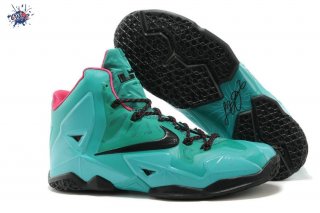 Meilleures Nike Lebron 11 Bleu Rose Noir