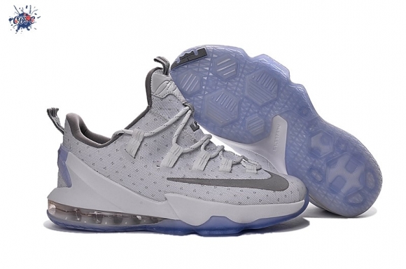 Meilleures Nike Lebron 13 Argent Blanc