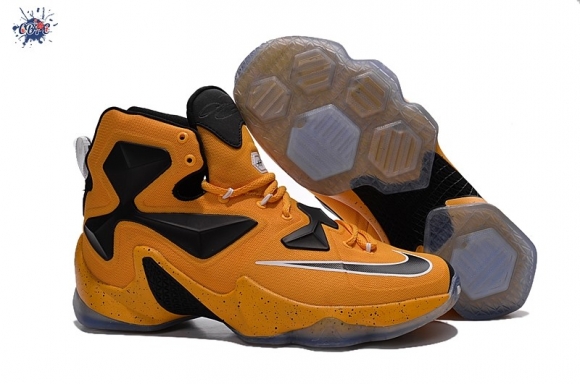 Meilleures Nike Lebron 13 Jaune Noir