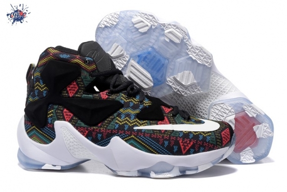 Meilleures Nike Lebron 13 Multicolore Noir Blanc