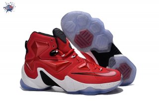 Meilleures Nike Lebron 13 Rouge Noir Blanc