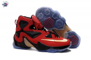 Meilleures Nike Lebron 13 Rouge Noir Or