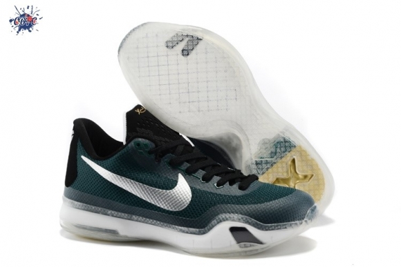 Meilleures Nike Zoom Kobe 10 Vert Noir