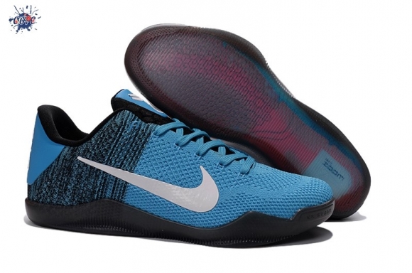 Meilleures Nike Zoom Kobe 11 Elite Bleu Blanc Noir