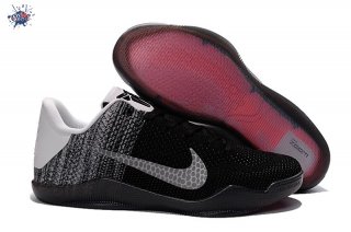 Meilleures Nike Zoom Kobe 11 Elite Noir Blanc Gris