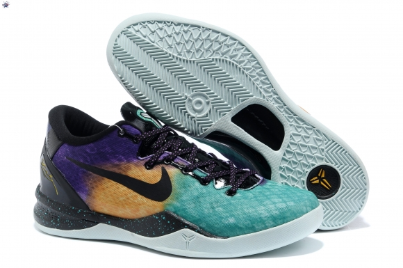 Meilleures Nike Zoom Kobe 8 Vert Pourpre Orange