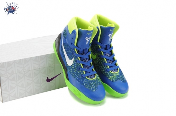 Meilleures Nike Zoom Kobe 9 Elite Bleu Vert