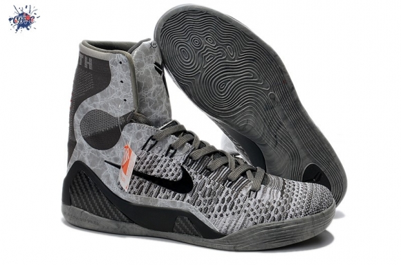 Meilleures Nike Zoom Kobe 9 Elite Gris Noir