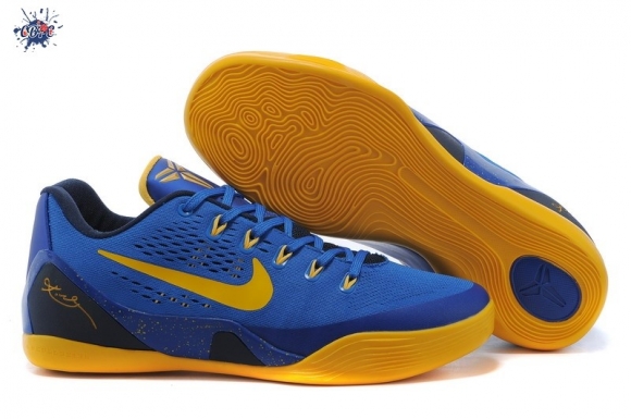 Meilleures Nike Zoom Kobe 9 Elite Jaune Bleu