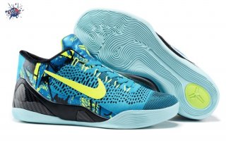 Meilleures Nike Zoom Kobe 9 Elite Noir Bleu Jaune