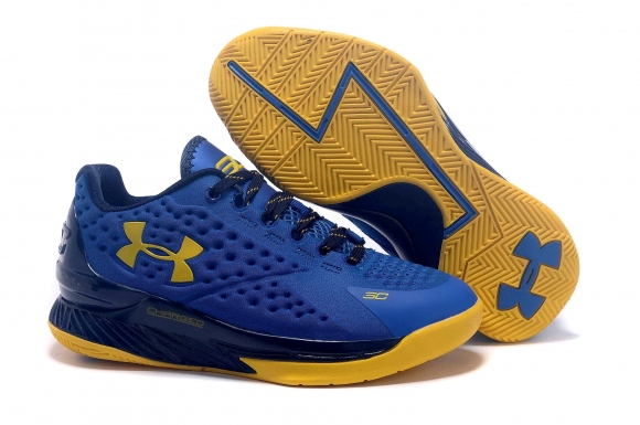 Meilleures Under Armour Curry 1 Jaune Bleu