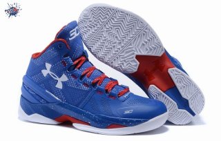 Meilleures Under Armour Curry 2 Bleu Rouge