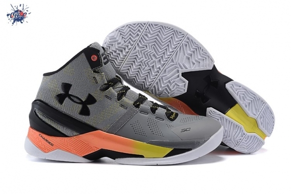 Meilleures Under Armour Curry 2 Gris