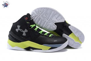 Meilleures Under Armour Curry 2 Noir Argent Jaune