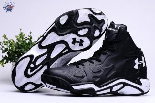 Meilleures Under Armour Curry 2 Noir Blanc Noir